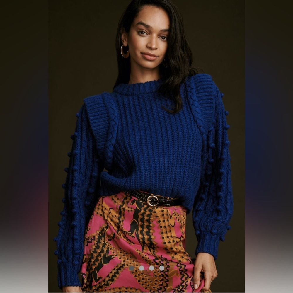 FARM Rio Vibrant Blue Sweater - Picture 2 of 15